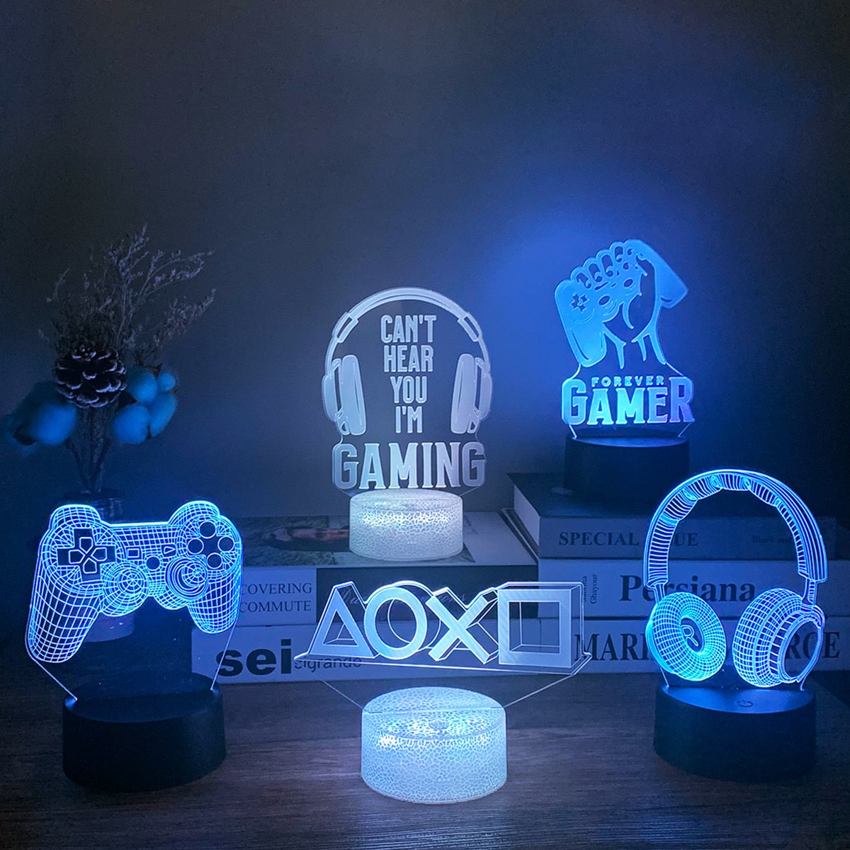 3D LED Gaming Setup