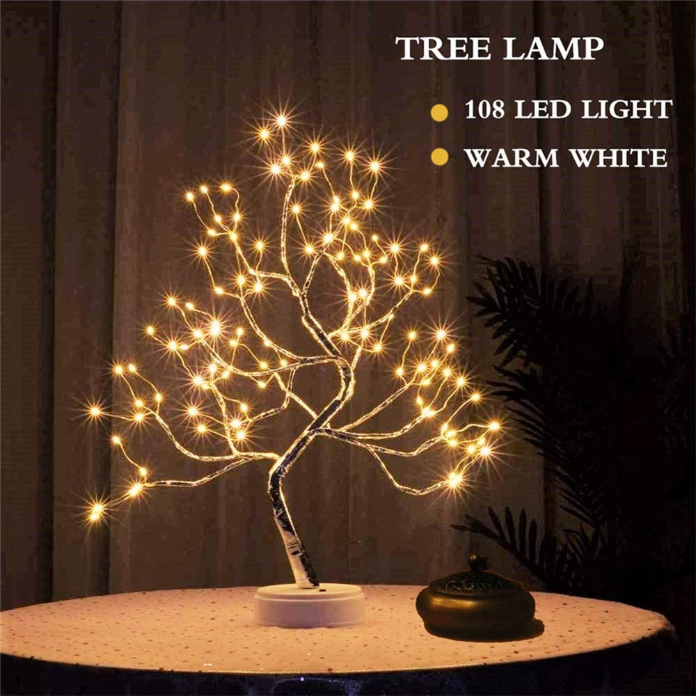 LED Night Light Mini Christmas Tree Decoration