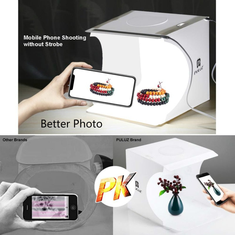 20cm 2 Led Mini Lightbox Product Shoot Light Box