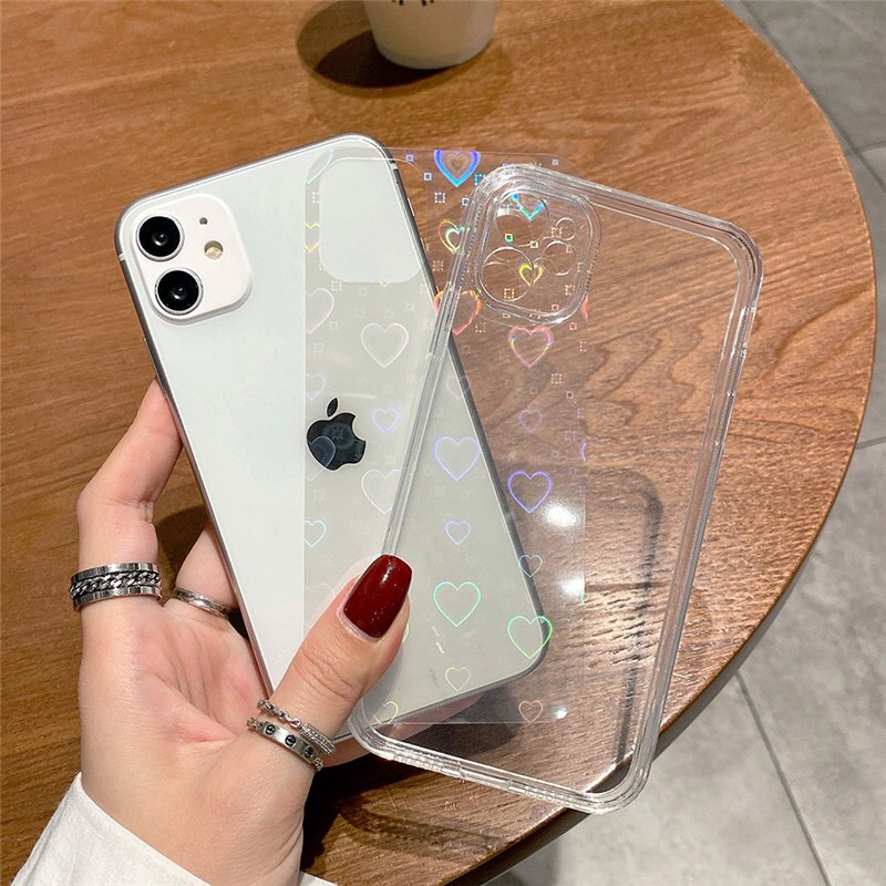 Gradient Rainbow Laser Cases For iPhone X XS Max XR [11-12-13] Pro And Pro Max