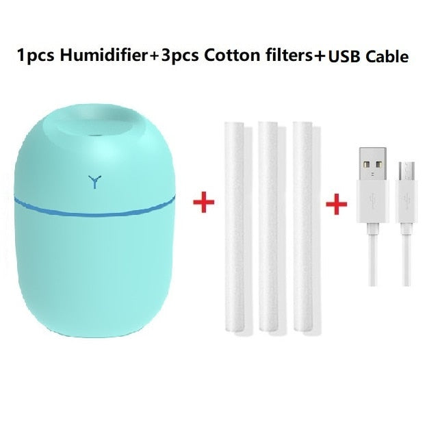 New Mini 220ML Air Humidifier USB Aroma